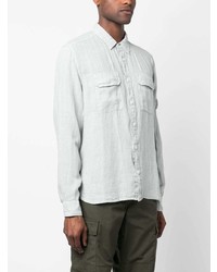 Chemise à manches longues en lin grise C.P. Company