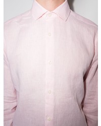 Chemise à manches longues en lin rose Frescobol Carioca