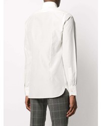 Chemise à manches longues en soie blanche Tom Ford