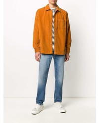 Chemise à manches longues en velours côtelé orange Levi's Vintage Clothing