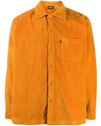 Chemise à manches longues en velours côtelé orange Levi's