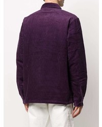 Chemise à manches longues en velours côtelé violette Carhartt WIP