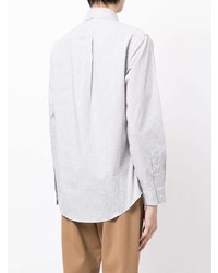 Chemise à manches longues en vichy grise Polo Ralph Lauren