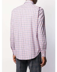 Chemise à manches longues en vichy multicolore Etro