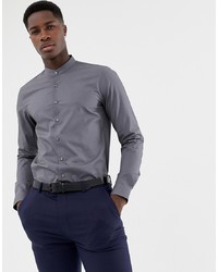 Chemise à manches longues gris foncé Calvin Klein