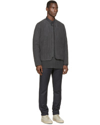 Chemise à manches longues gris foncé Helmut Lang