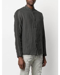 Chemise à manches longues gris foncé Transit