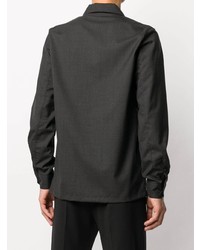 Chemise à manches longues gris foncé Undercover