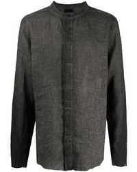 Chemise à manches longues gris foncé Thom Krom