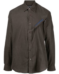 Chemise à manches longues gris foncé Y/Project