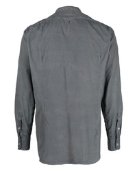 Chemise à manches longues grise Massimo Alba
