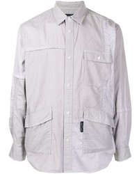 Chemise à manches longues grise Comme des Garcons Homme