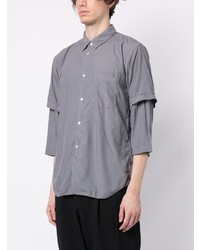 Chemise à manches longues grise Comme des Garcons Homme Deux