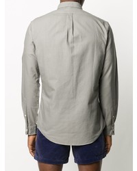 Chemise à manches longues grise Polo Ralph Lauren