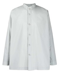 Chemise à manches longues grise Homme Plissé Issey Miyake