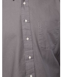 Chemise à manches longues grise Gitman Vintage