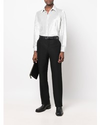 Chemise à manches longues grise Tom Ford