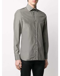 Chemise à manches longues grise Tom Ford