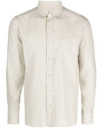 Chemise à manches longues grise Tom Ford