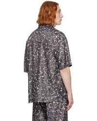 Chemise à manches longues imprimée argentée Han Kjobenhavn