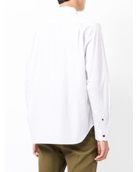 Chemise à manches longues imprimée beige Comme des Garcons Homme