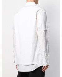 Chemise à manches longues imprimée blanche et noire Bmuet(Te)
