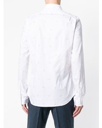 Chemise à manches longues imprimée blanche et noire Ps By Paul Smith