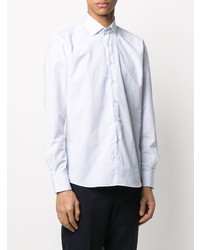 Chemise à manches longues imprimée blanche Etro