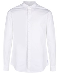 Chemise à manches longues imprimée blanche Armani Exchange