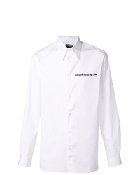 Chemise à manches longues imprimée blanche Calvin Klein 205W39nyc