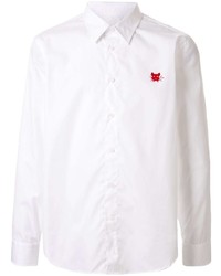 Chemise à manches longues imprimée blanche CK Calvin Klein