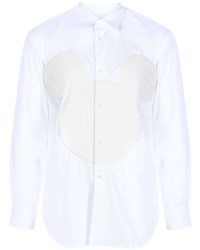 Chemise à manches longues imprimée blanche Comme Des Garcons SHIRT