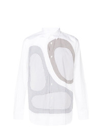 Chemise à manches longues imprimée blanche Comme Des Garcons SHIRT