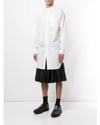 Chemise à manches longues imprimée blanche Comme Des Garcons Homme Plus