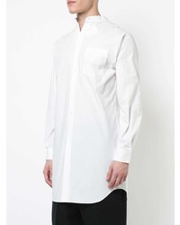 Chemise à manches longues imprimée blanche Comme Des Garcons Homme Plus