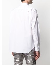 Chemise à manches longues imprimée blanche Comme Des Garcons Homme Plus