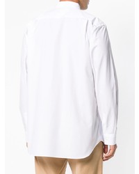 Chemise à manches longues imprimée blanche Comme Des Garcons SHIRT