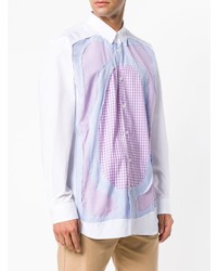 Chemise à manches longues imprimée blanche Comme Des Garcons SHIRT