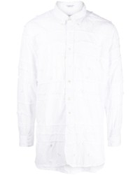Chemise à manches longues imprimée blanche Engineered Garments
