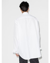 Chemise à manches longues imprimée blanche Vetements