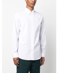 Chemise à manches longues imprimée blanche Oamc