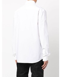 Chemise à manches longues imprimée blanche Off-White