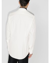 Chemise à manches longues imprimée blanche Off-White