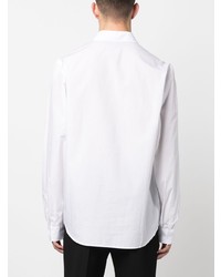 Chemise à manches longues imprimée blanche Just Cavalli