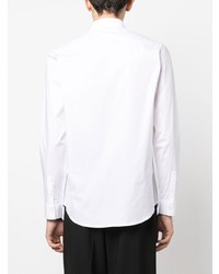 Chemise à manches longues imprimée blanche Karl Lagerfeld