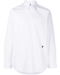 Chemise à manches longues imprimée blanche Oamc