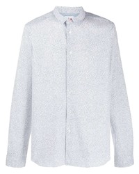 Chemise à manches longues imprimée blanche PS Paul Smith