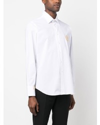 Chemise à manches longues imprimée blanche Billionaire