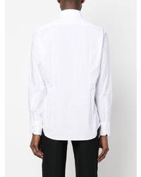 Chemise à manches longues imprimée blanche Billionaire