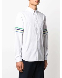 Chemise à manches longues imprimée blanche PS Paul Smith